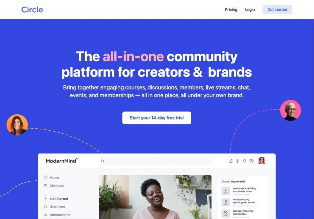 Circle.so all in one community platform for creators & brands
